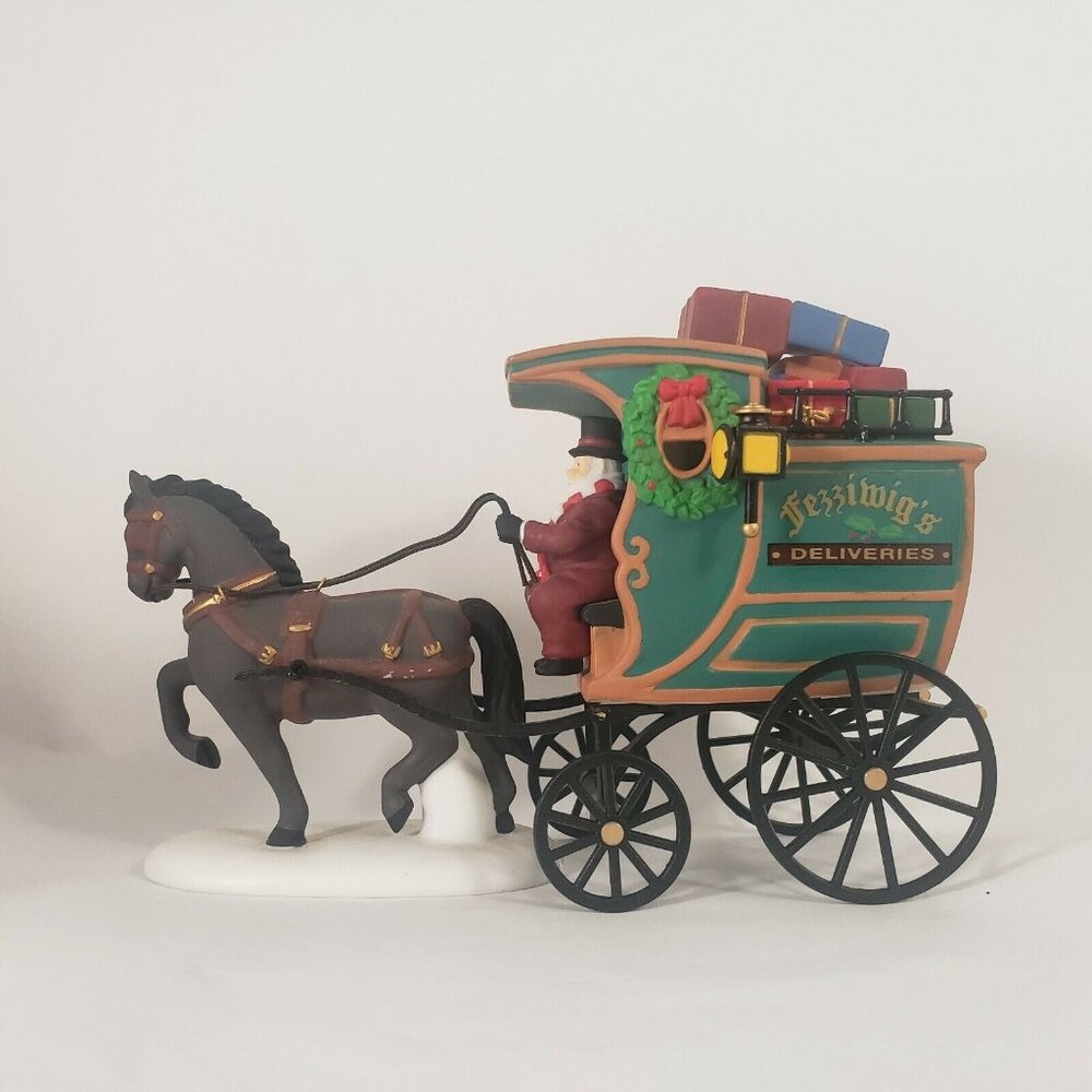 Dept 56 Dickens Village - The Fezziwig Delivery Wagon (revisited)